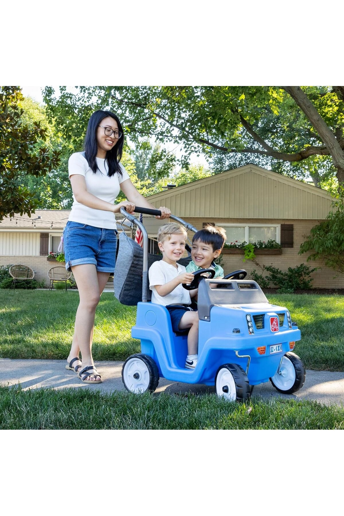 Side By Side Push Around SUV Two-Seater Push Car