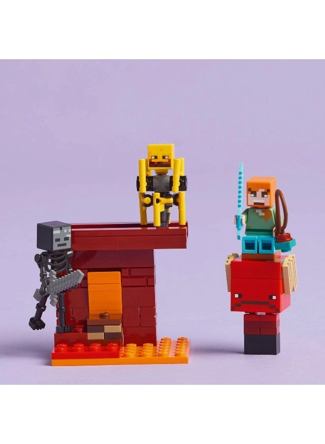 Minecraft The Nether Lava Battle (21266)