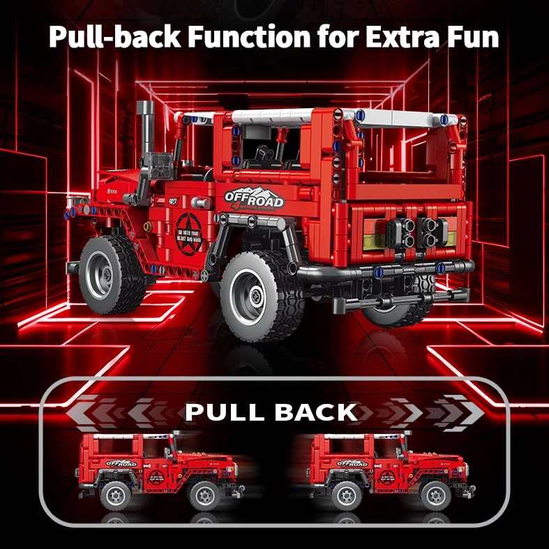 Pull-back Technic Car Building Set (8602)
