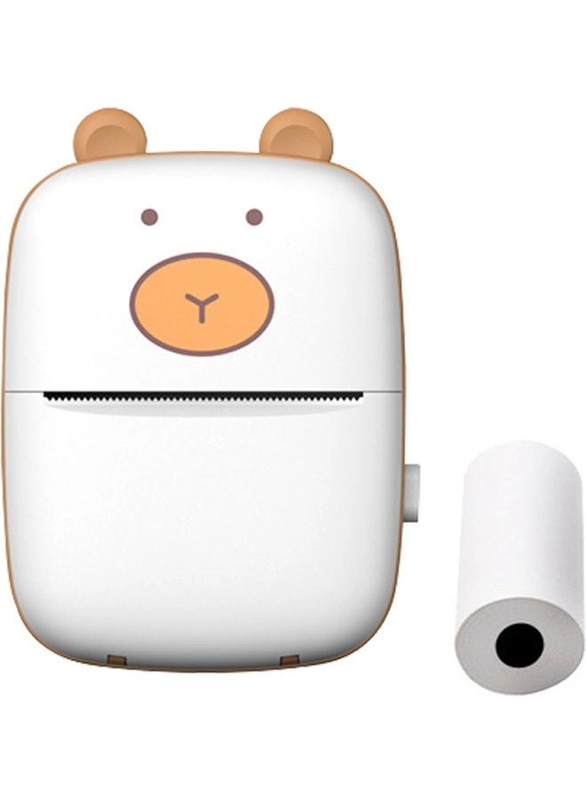 Wireless Mini Photo Printer White/Green