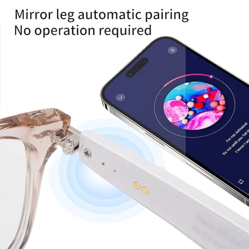 Video Glasses - Black Frame Clear Lens 150mAh