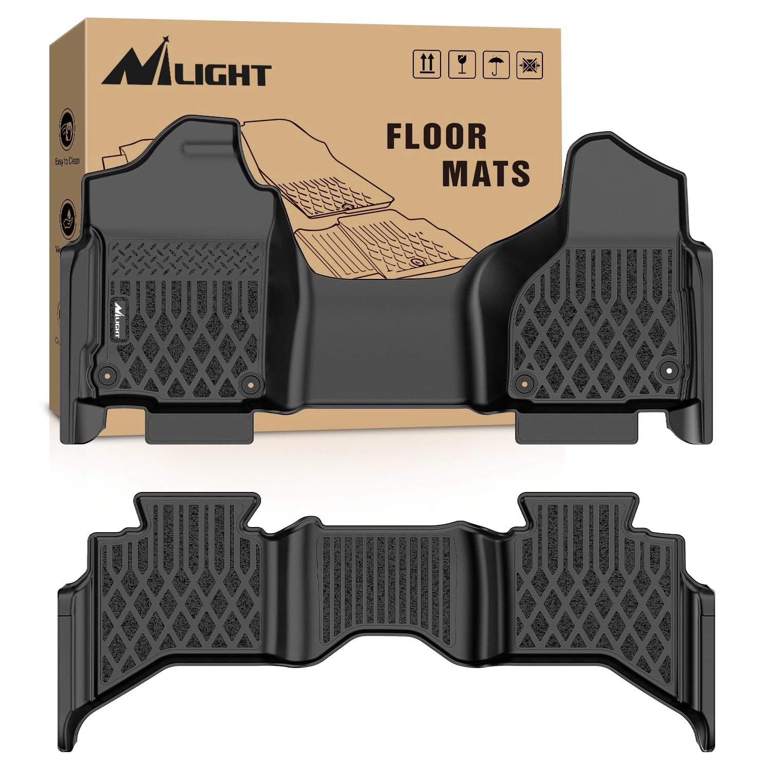 Nilight Mat-1080 - Dodge Ram 1500 Quad Cab 2013-2018 2019-2024