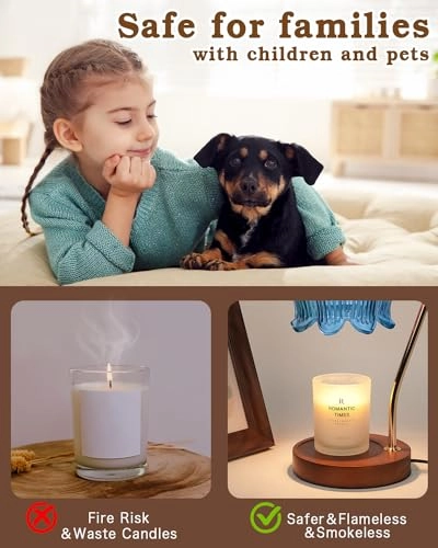 Strawberry Candle Warmer Lamp - Timer Dimmable