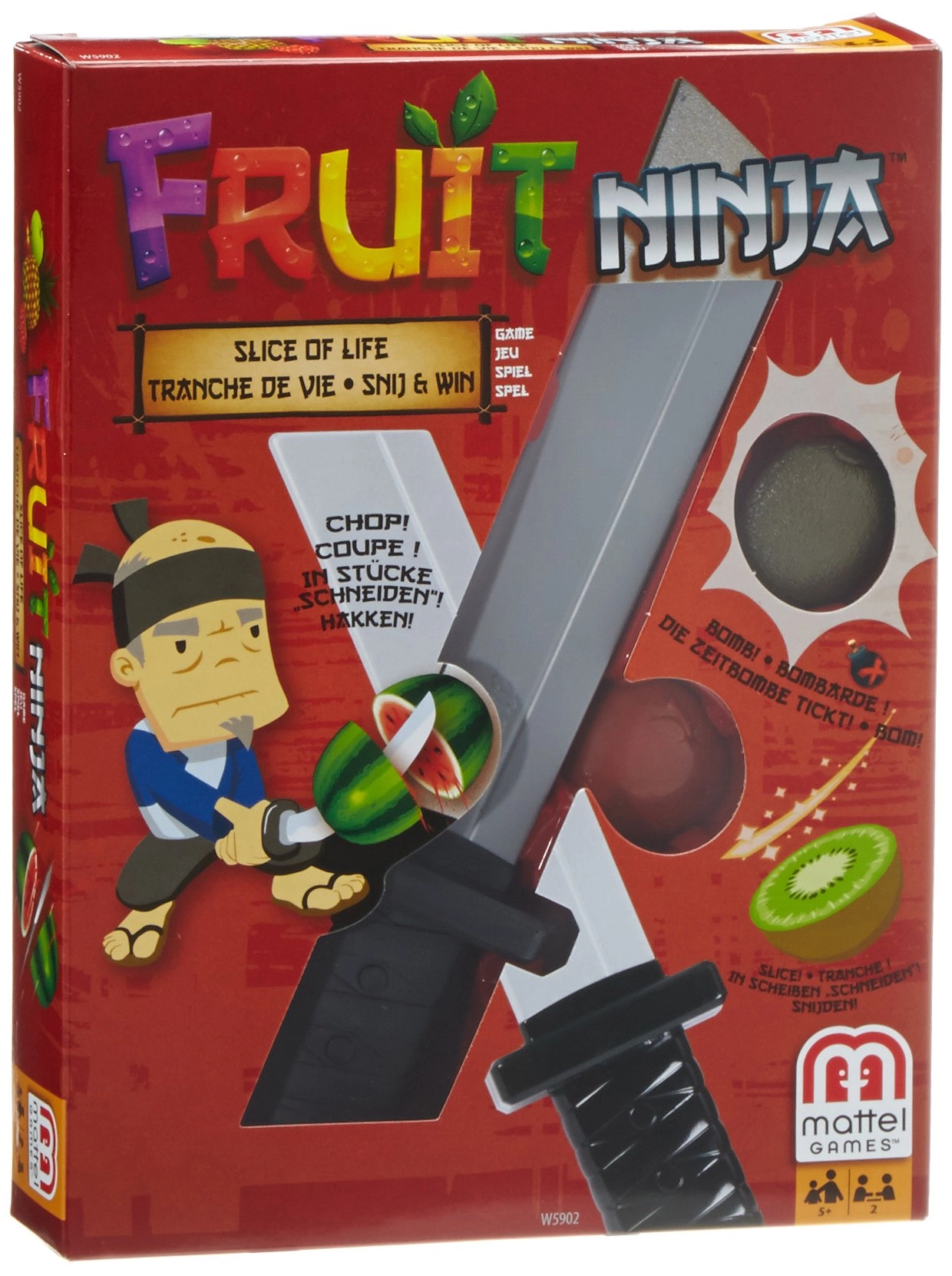 Mattel Games Fruit Ninja - Board Game (German)