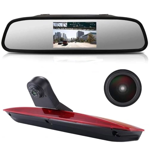 Reversing Camera + LCD Colour Display Monitor - Night vision AHD video signal or CVBS signal 1280 x 720 pixels