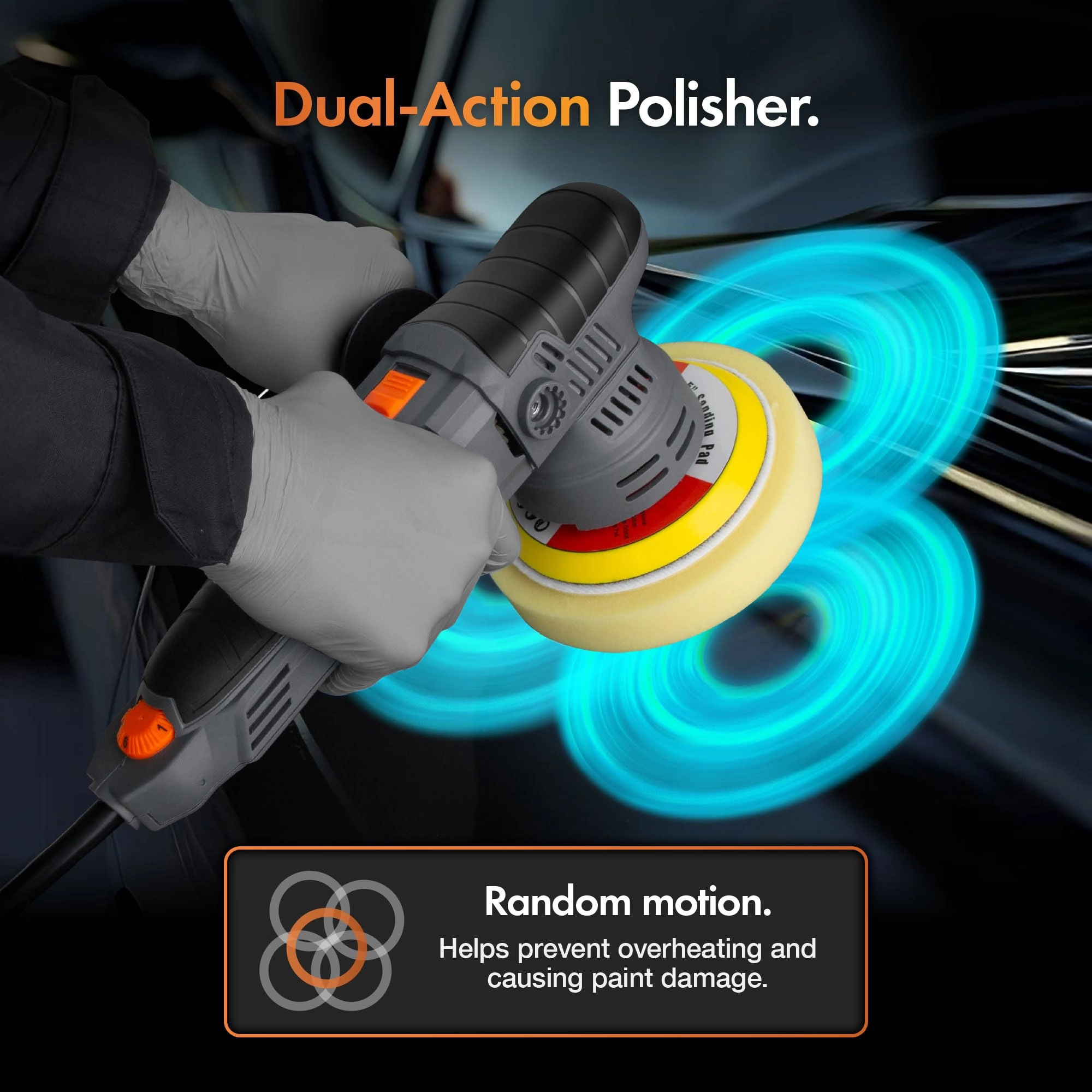 Dual Action Car Polisher - 650W