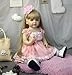 Reborn Baby Doll - 22inch 55cm Vinyl Silicone Girl Long Hair Ages 3+