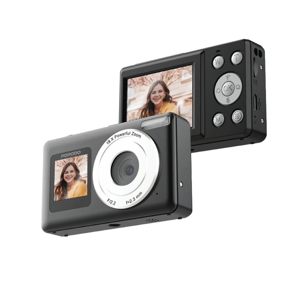Porodo Lifestyle Dual-Screen Digital Camera