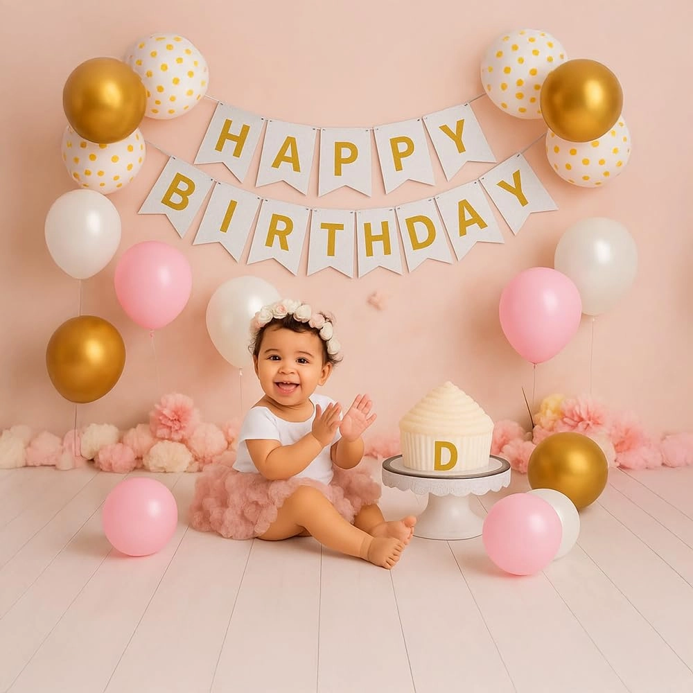 DAG Enterprises, Dag Enterprises, Taj Nagar, Farrukhnagar Road, Gurugram, Haryana - 122506, India. Ph - 7073234888 Happy Birthday Banner - 13 pcs