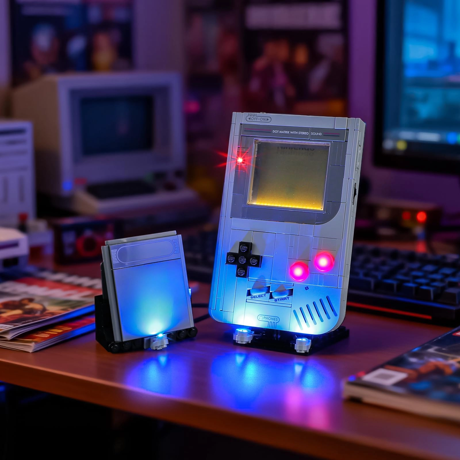 BRIKSMAX 2.0 Light Kit (72046) - Compatible with Lego Game Boy LED Lighting Kit