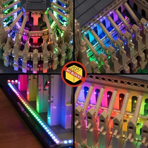 Light Kit for LEGO Notre-Dame de Paris 21061 - Copper Line