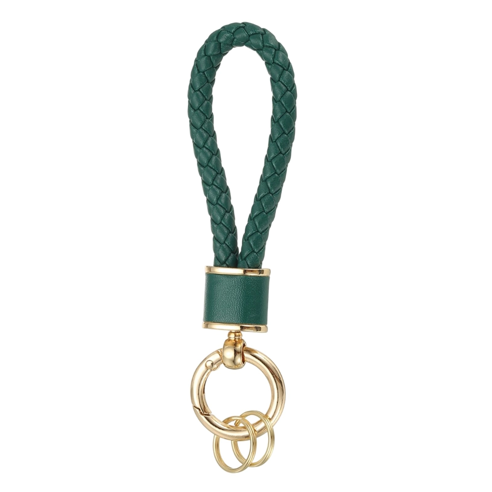 Braided Leather Keychain - Animal