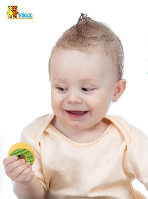 Wooden Donuts Play Set - 18 Months 6 pieces