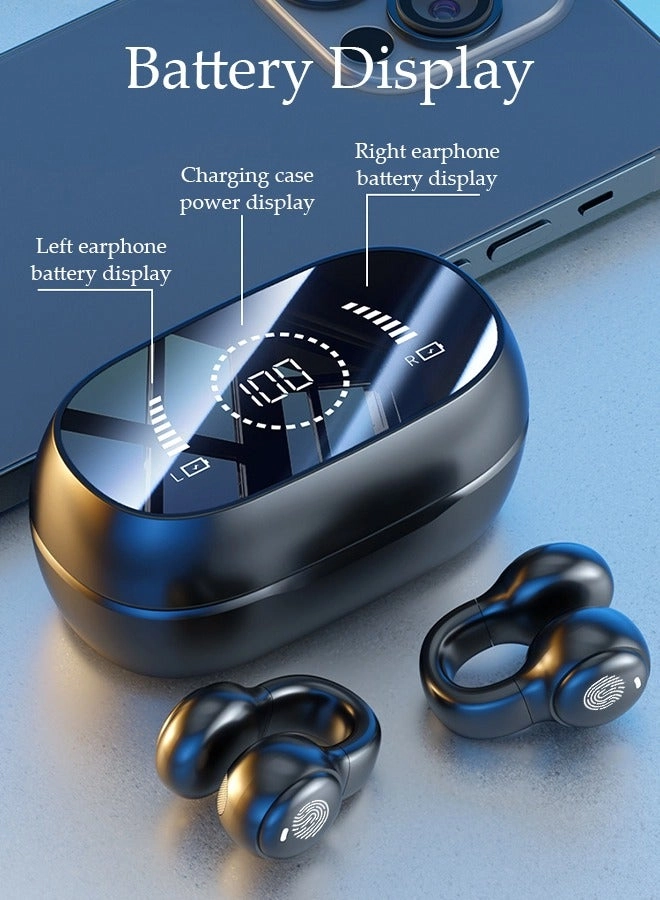 Clip On Bluetooth Earphones Wireless Earbud