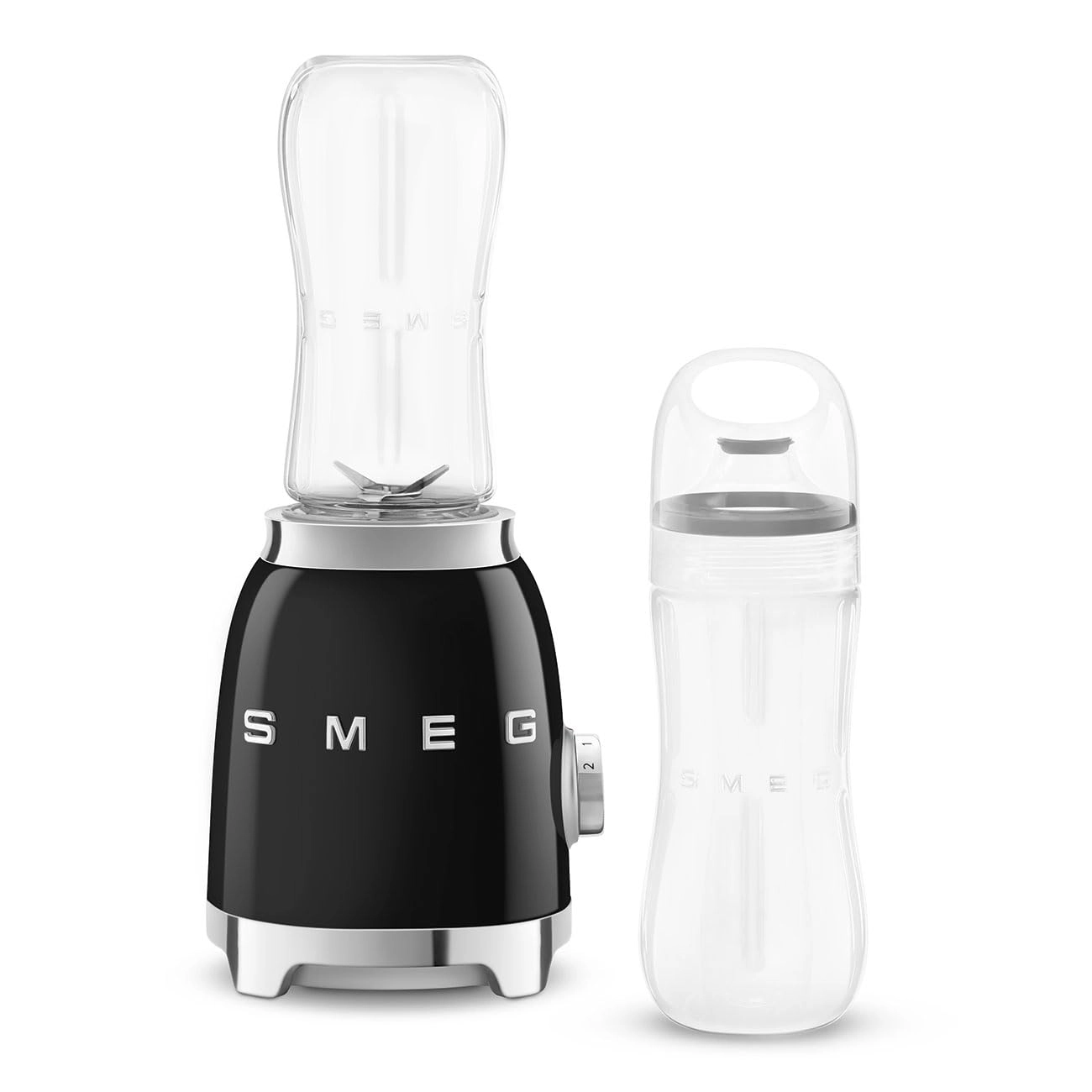 Smeg Retro Personal Blender - 2 Speeds Compact Black
