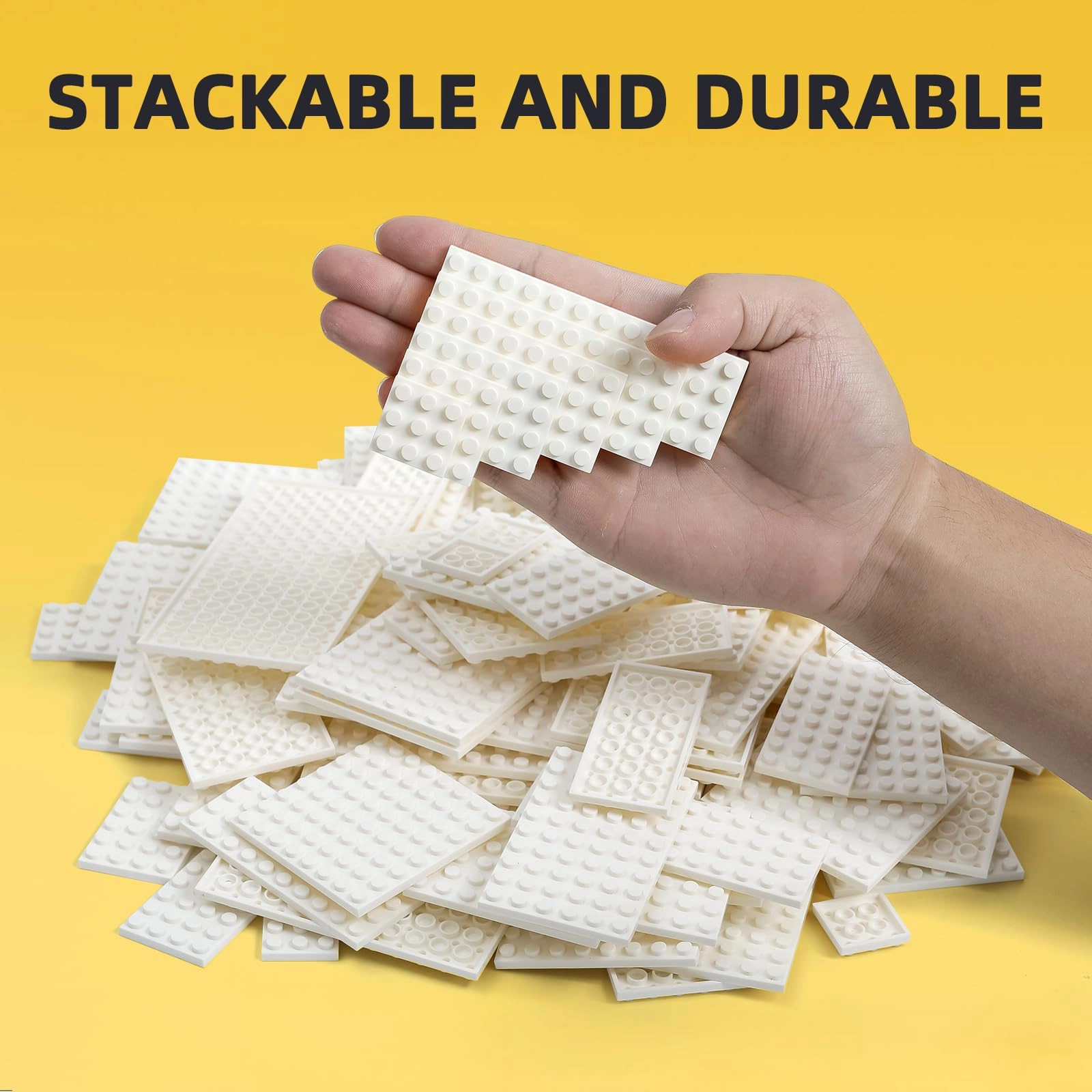 Small Building Plates - Plastic Small Flat Baseplates 150