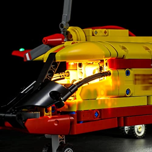Led Lighting Kit - Firefighter Aircraft Compatible with 42152