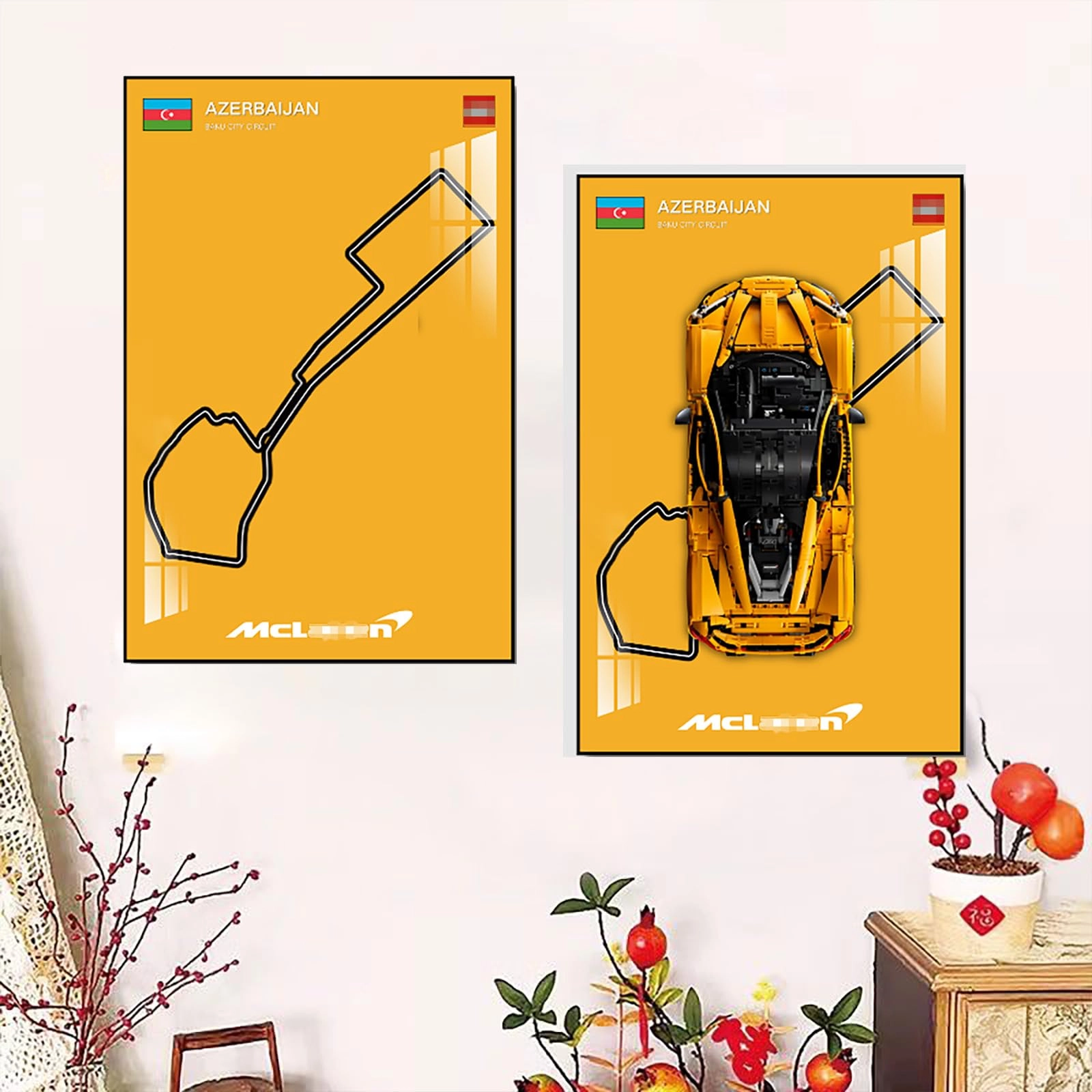 bodamaike Technic McLaren P1 (42172) - Baku Street Circuit in Azerbaijan Jersey Display Case