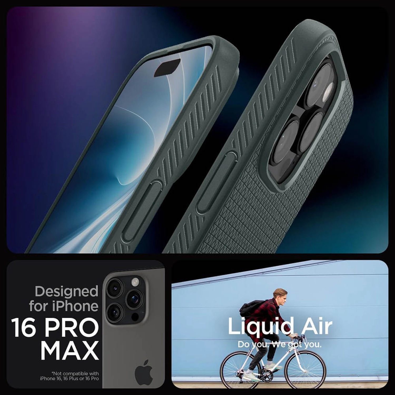 Liquid Air Case for iPhone 16 Pro Max