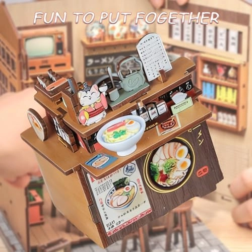 Book Nook Kit - DIY Miniature House 3D Wooden Puzzle