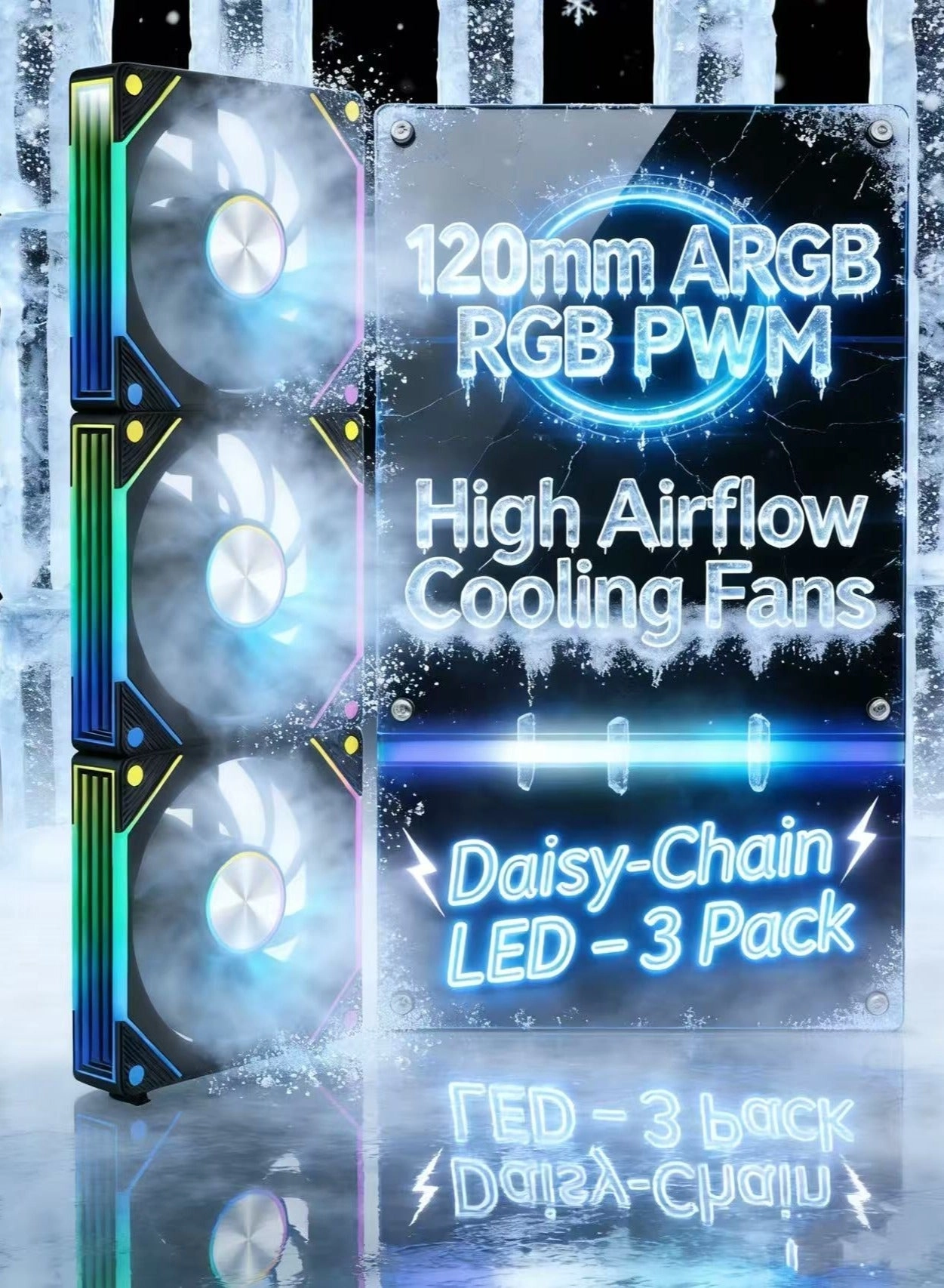 POWER G1-AL-NP - 3 fan(s) 120mm