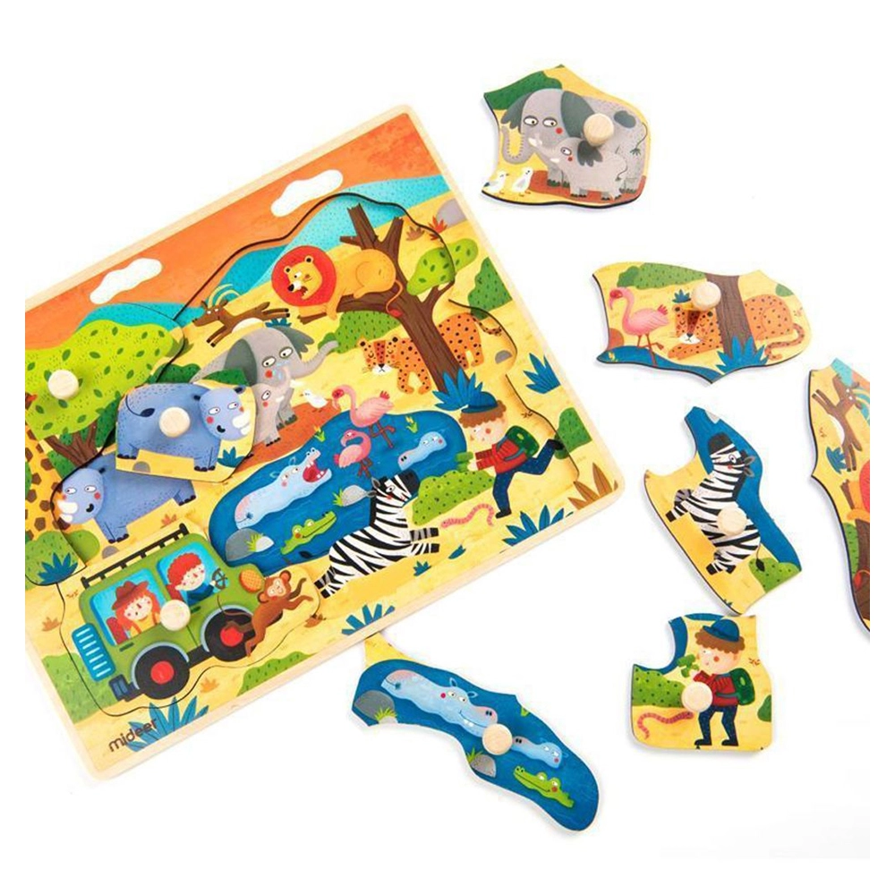 Wild Animal Discovery Puzzle - Suitable for 2 years & above