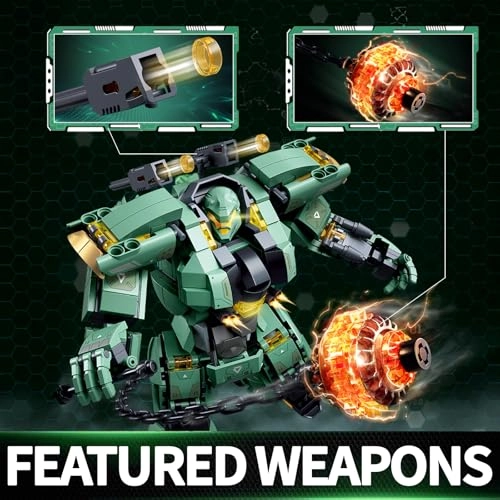 Heavy Mecha - Green Armored Robot