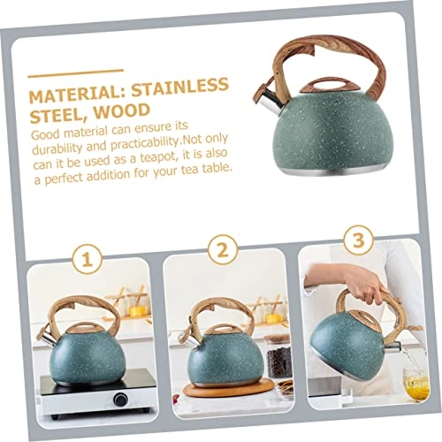 Stainless steel whistle kettle - 3.5L