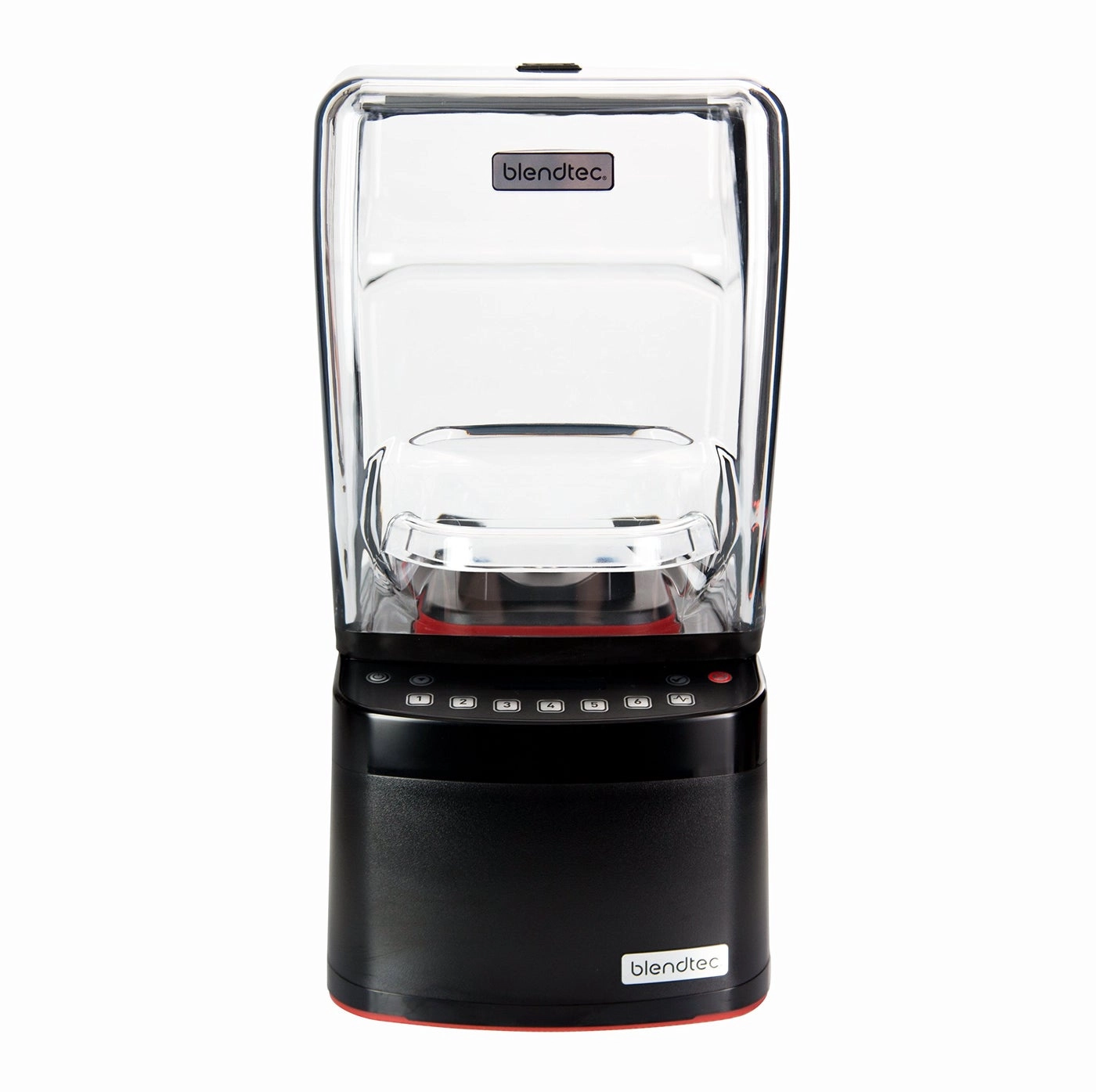 Blendtec Stealth 885 - CommercialGrade Blender WildSide and Fourside Jar Vented Gripper Lid Black