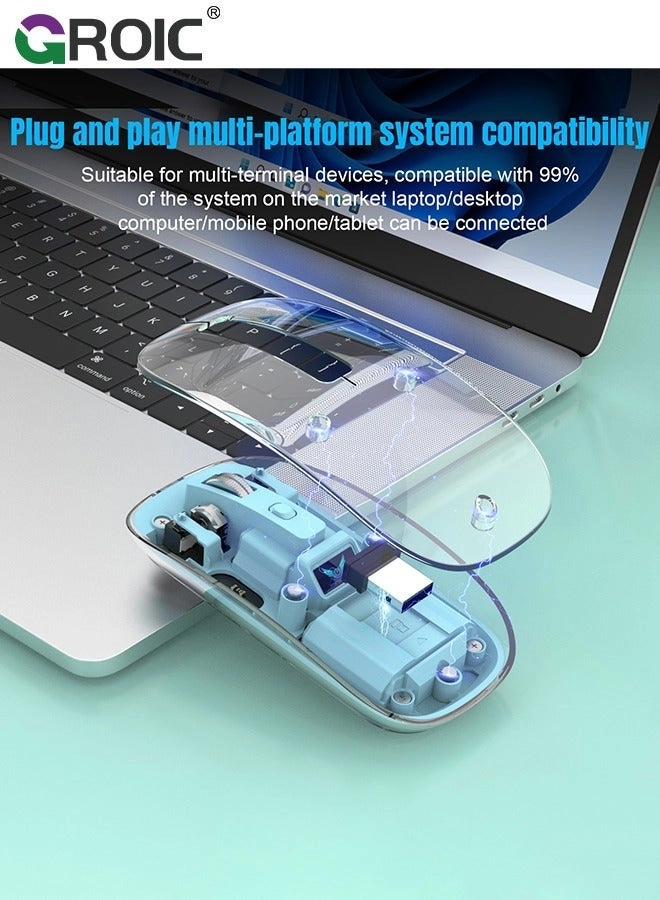 LED Slim Silent Mouse - Wireless