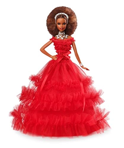 Barbie Holiday - Brunette Red Gown