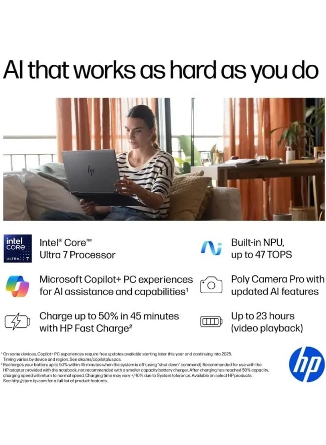 OmniBook X Flip - 16'' Core Ultra 7 258V 32GB DDR5 2TB SSD