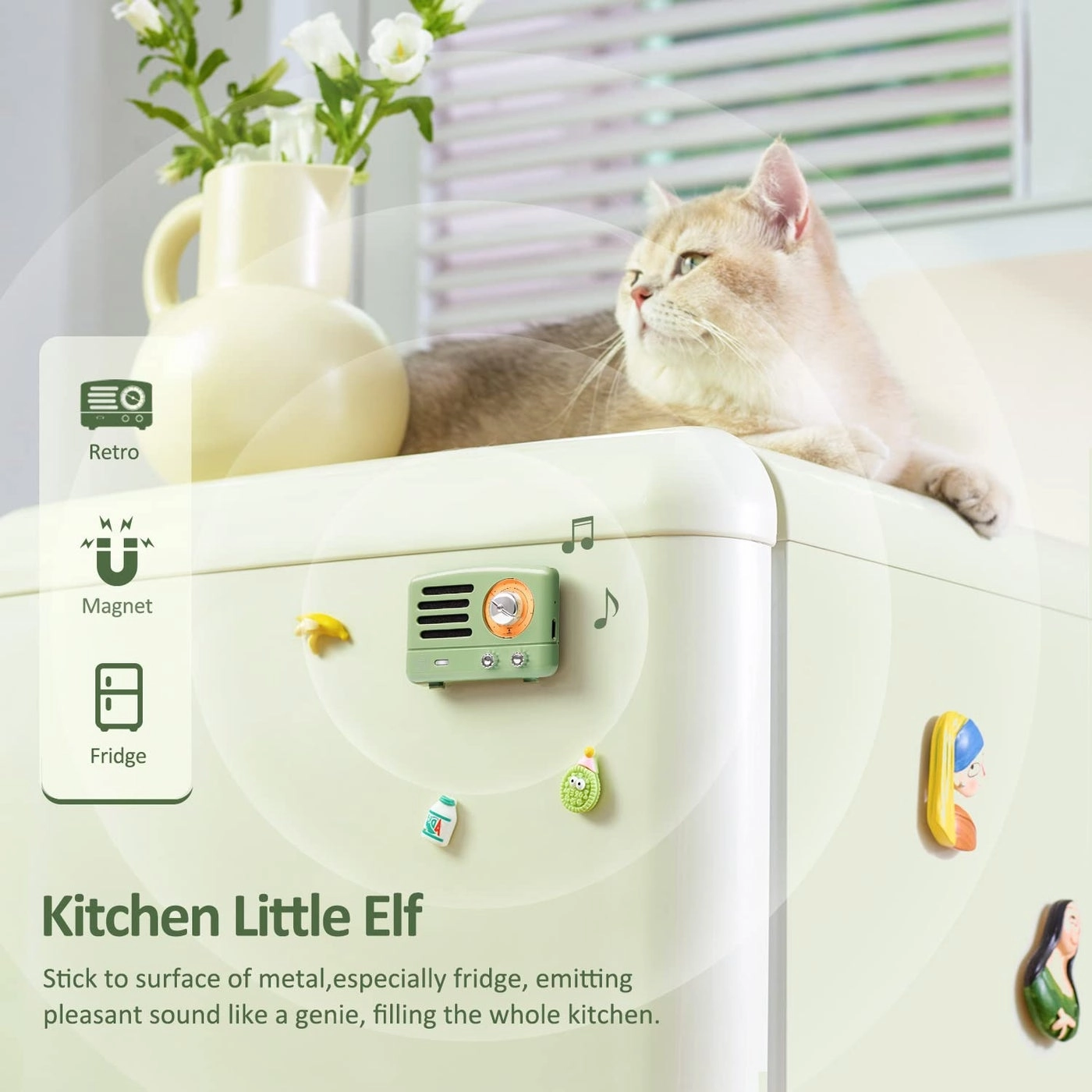 OTR Magnetic Sticker Speaker