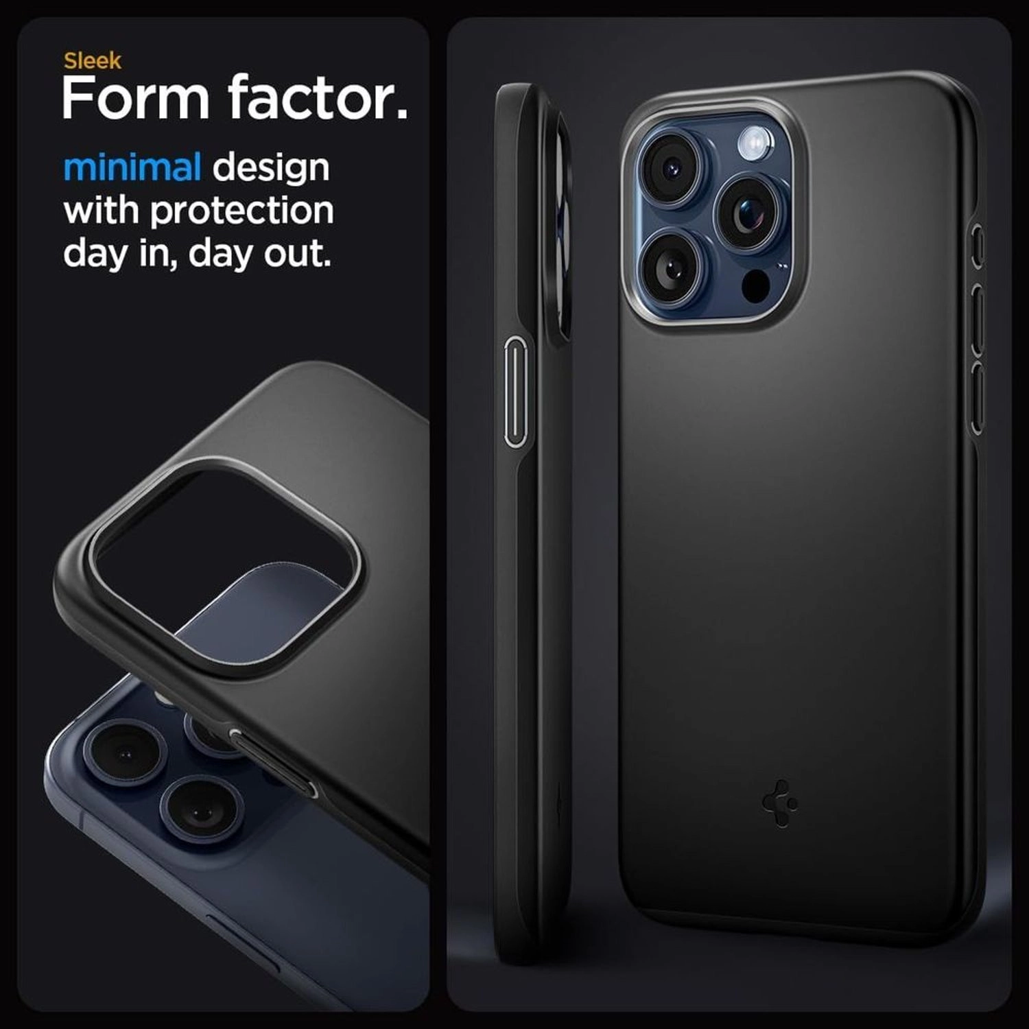 Thin Fit Case - Polycarbonate for iPhone 15 Pro Max