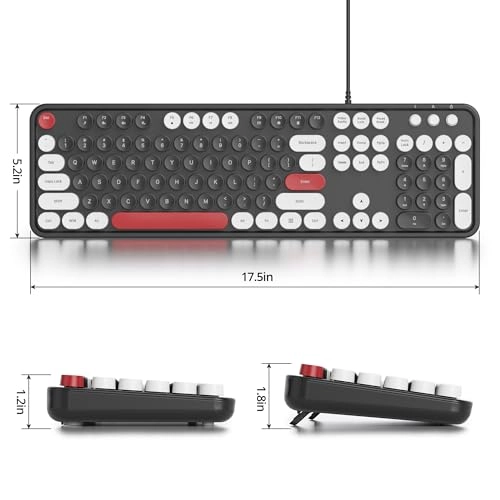 Mechanical Gaming Keyboard - QWERTY Wired