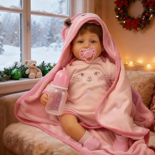 Reborn Baby Doll - 16 inch Vinyl Silicone Ages 3+