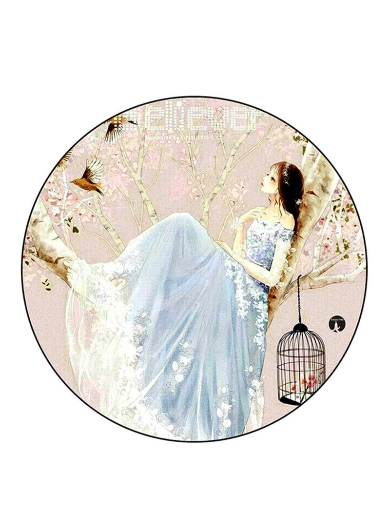 Woman Printed Mouse Pad