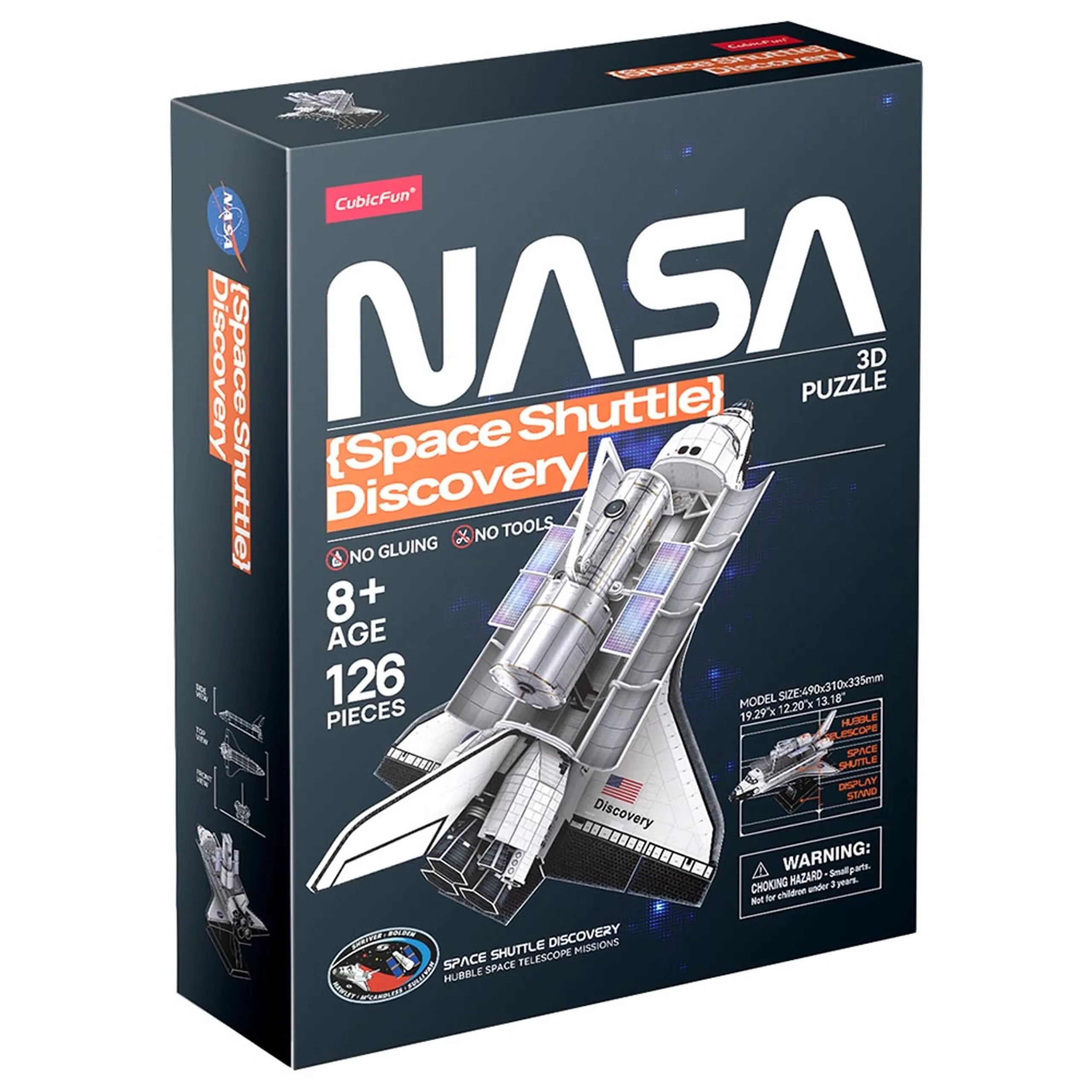 CubicFun Nasa Discovery 3D Puzzle (ALGT-DS1057H) - 126 pcs