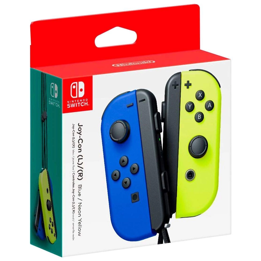 Switch Joy-Con Controller Pair - Neon Purple/Orange