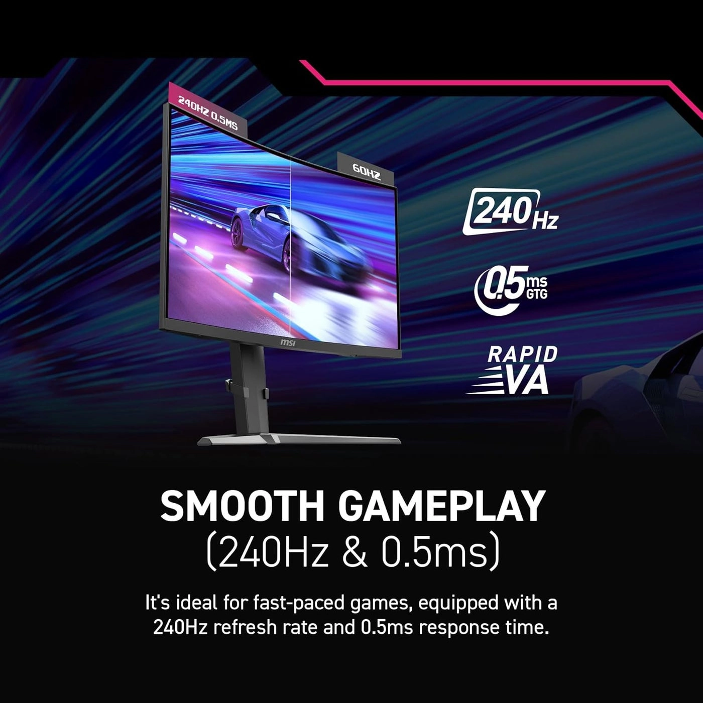 MPG 275CQRXF - 27 inch 2560 X 1440