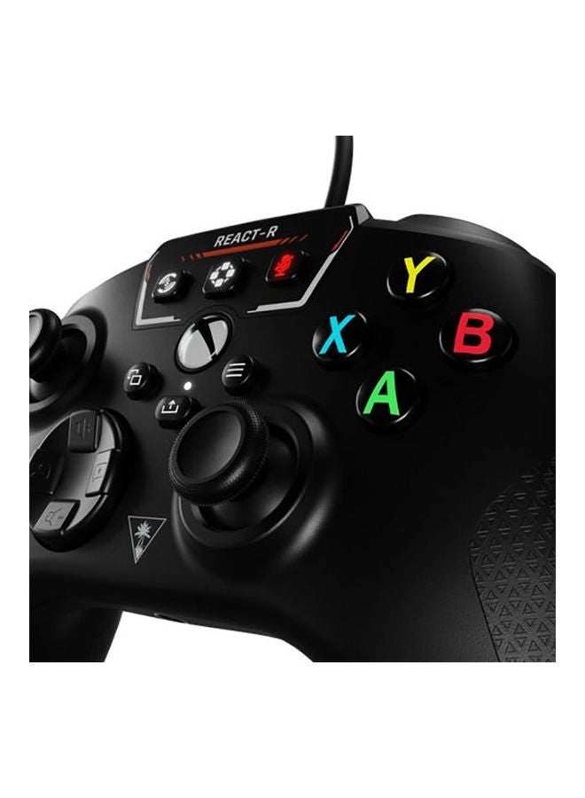 REACT-R - Black Xbox Series X Xbox Series S Xbox One X Xbox One S Window PCs