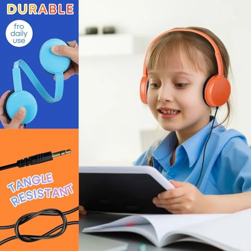 Kids Headphones Wired Headphone 5 Pack