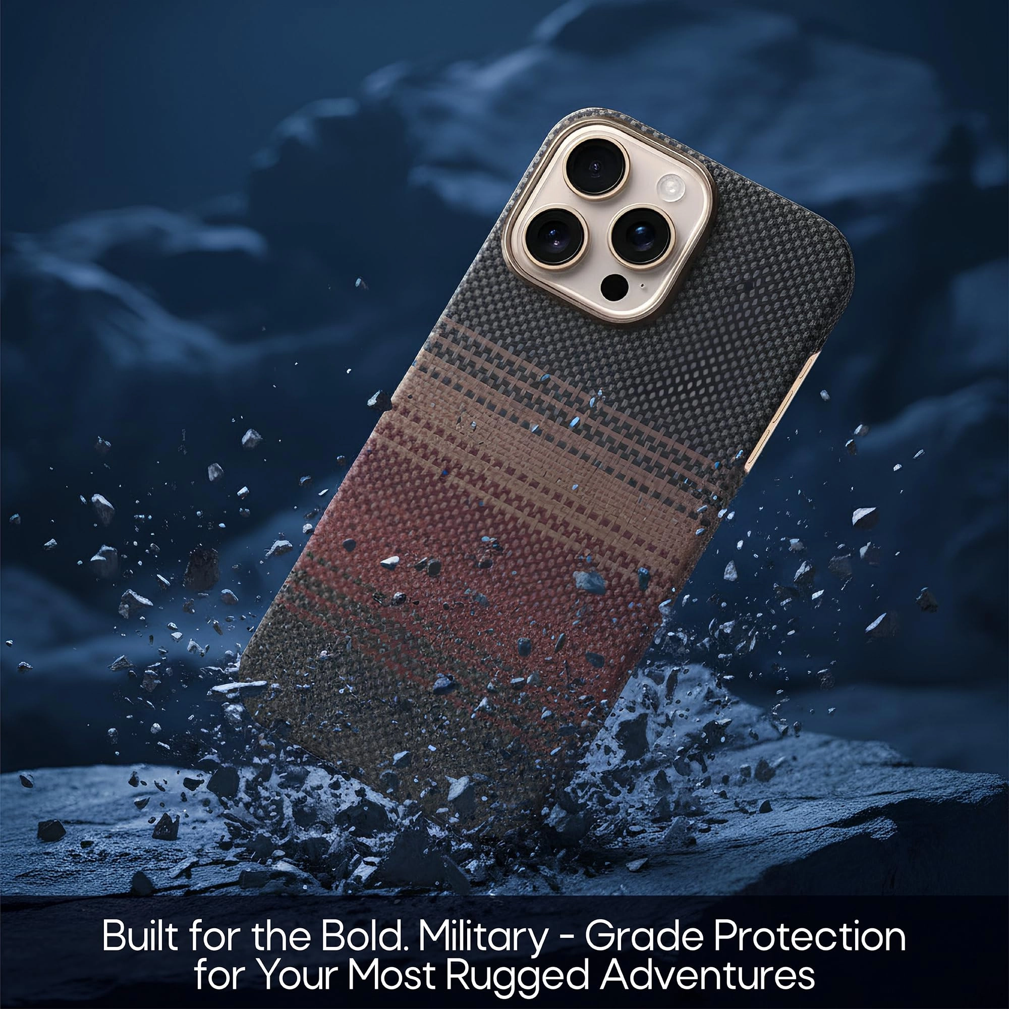 Premium Aramid Fiber (Kevlar) Case with MagSafe for iPhone 16 Pro