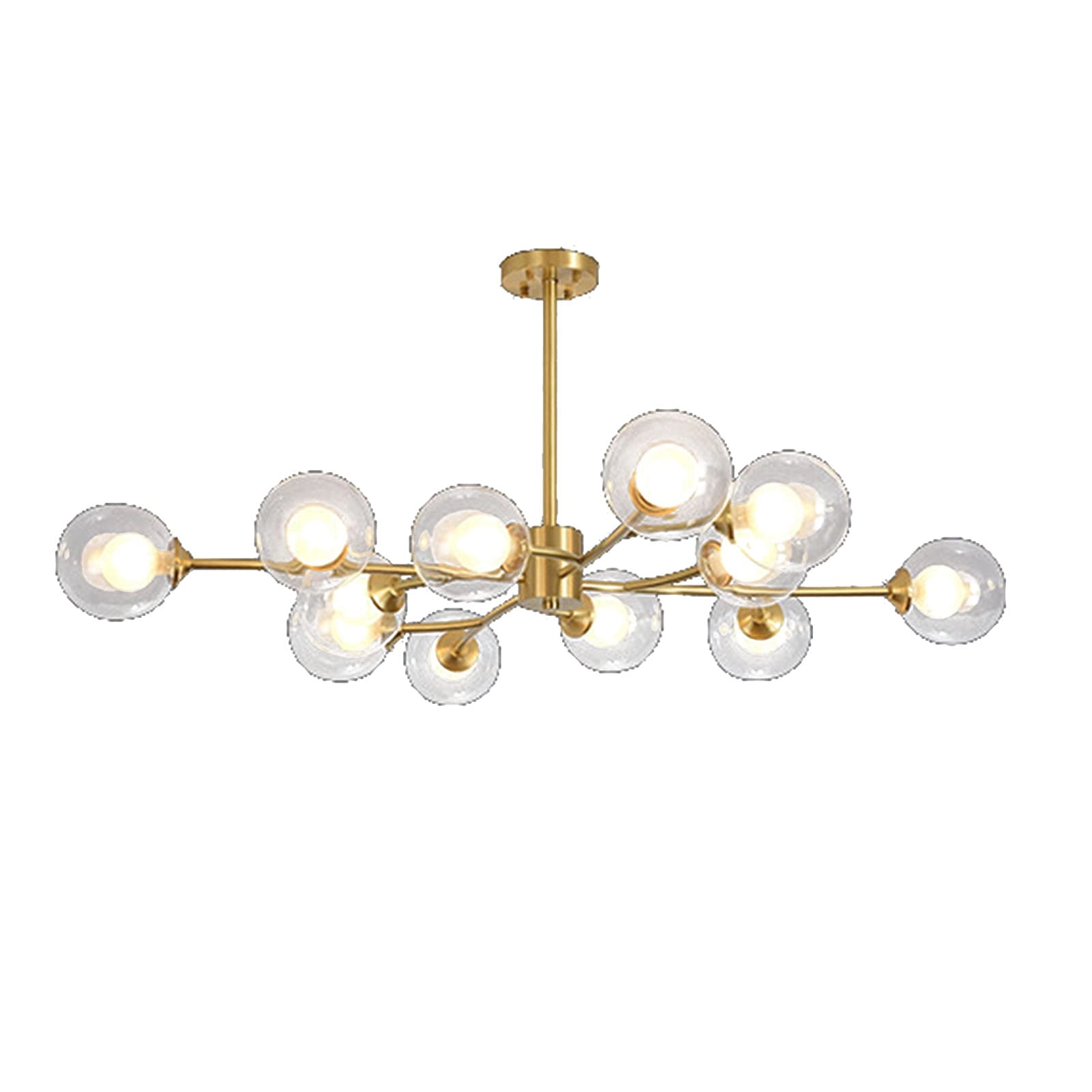 Molecular Chandelier - G9 Copper and glass 90*27*30cm