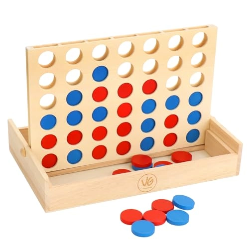 Four Wins - Wood 2 Players