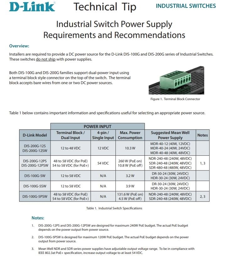 DIS-100G-5SW 5-ports