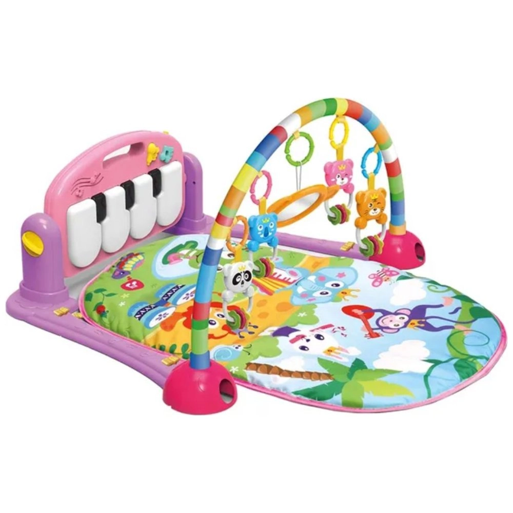 Baby Play Gym Piano Mat - Pink Newborn up to 12 months