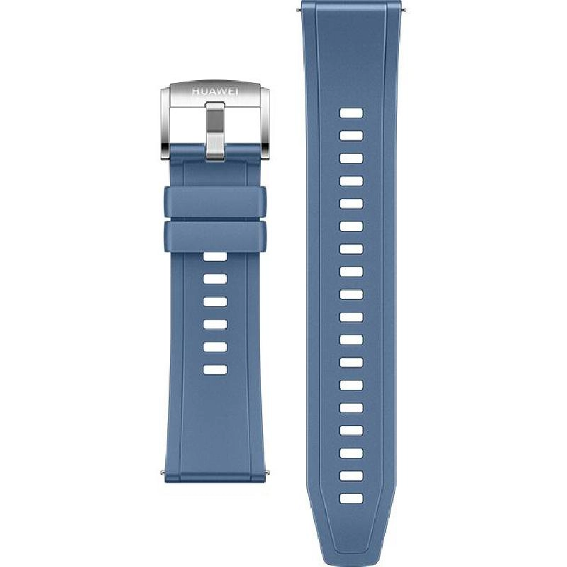 Watch Band for Watch GT 5 Pro 46mm - Fluoroelastomer Strap Blue
