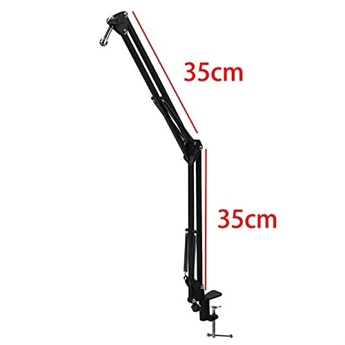 Mic Stand - Extendable Scissor Arm Table Mounting Clamp