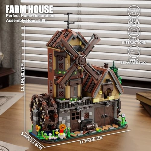 Windmill Farm Cabin (T2155) - Mechanical Linkage LED Lights